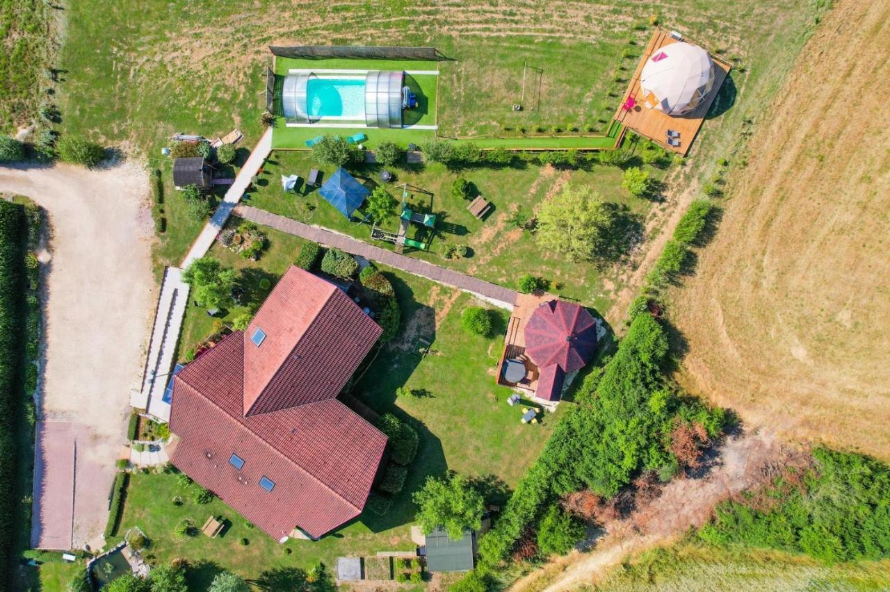 O Refuge Di'Vin Hotel Bannay  ภายนอก รูปภาพ